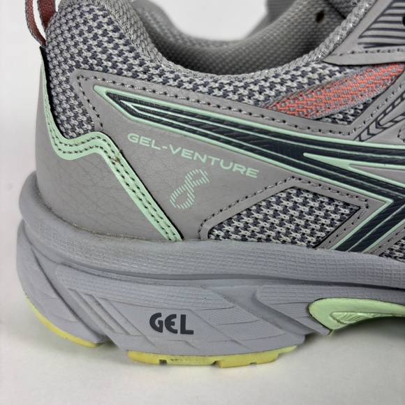 ASICS Gel Venture 8 Piedmont Grey Women's Sneaker Size 10 Run/Trail/Gym - Picture 2 of 14